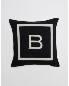 b-logo cushion cover, cushion cover, wool