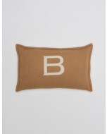 b-logo cushion cover, cushion cover, wool, cashmere