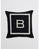 b-logo cushion cover, cushion cover, wool