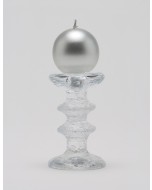 Balmuir ball candle, velvet ball candle, silver festivo ball candle