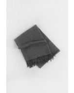 Lucca throw, dark grey