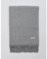 Lucca throw, 135x180cm, light grey